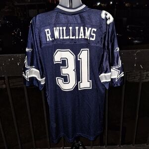 Vintage Reebok NFL Dallas Cowboys R. Williams Football Jersey Size 2XL